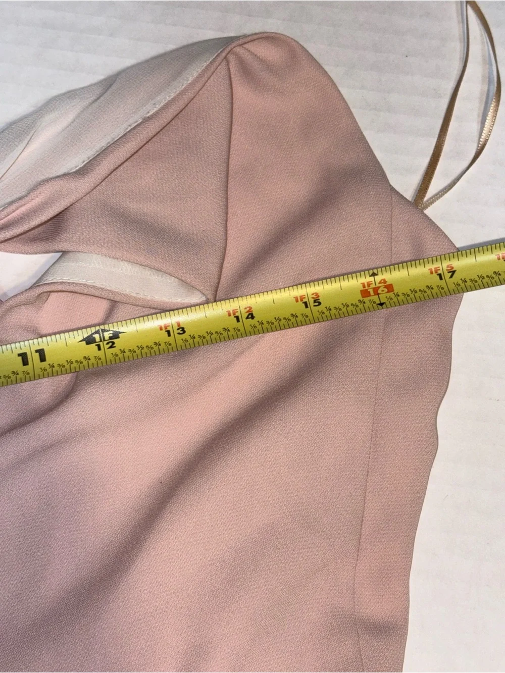Zara Pink Jumpsuit lined v neckline low back size small dressy - Picture 7 of 10